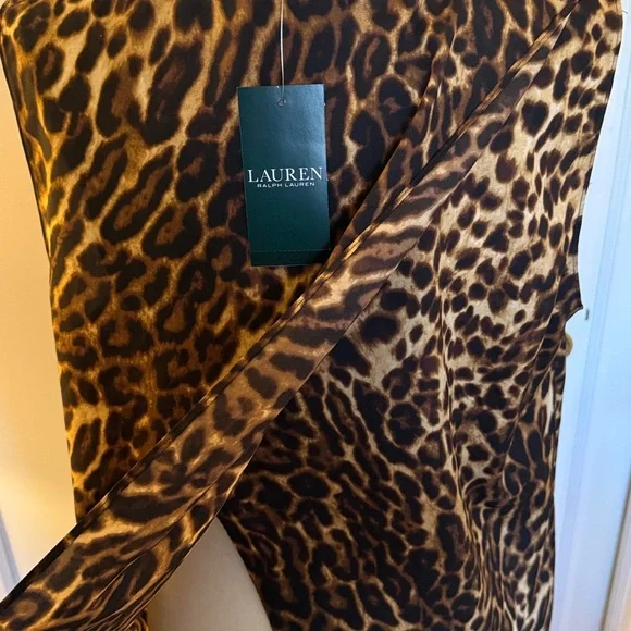 Leopard Print Sleeveless Top - Brown & Black - Picture 5 of 7